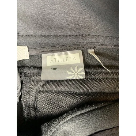 Athleta Women’s Size 10P Black Ski Snowboard Soft Shell Lined Pants - Picture 9 of 14